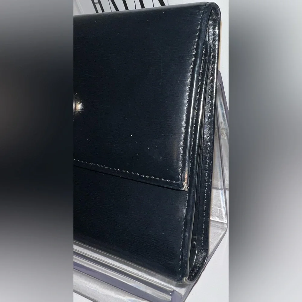 EUC Vintage Authentic black Cartier panthere mens wallet